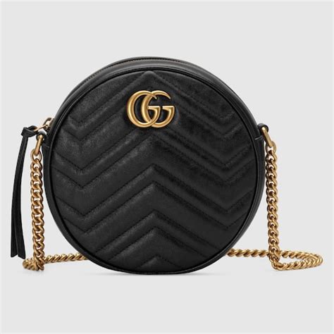 round black gucci bag